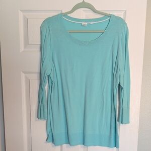 GAP Aqua Crew Neck Sweater